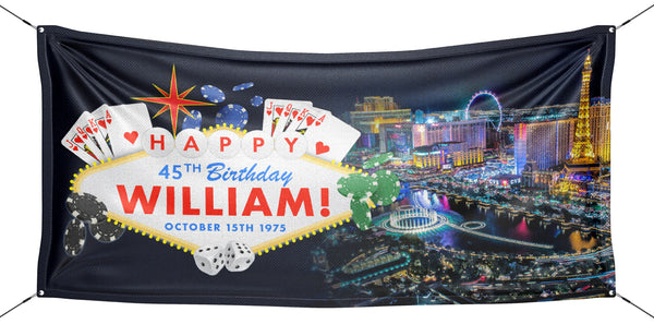 Birthday Banners for Your Yard - City Themed Banners