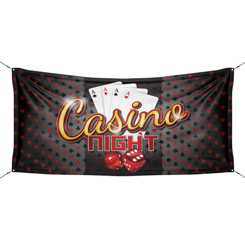 Casino Night Party Banner