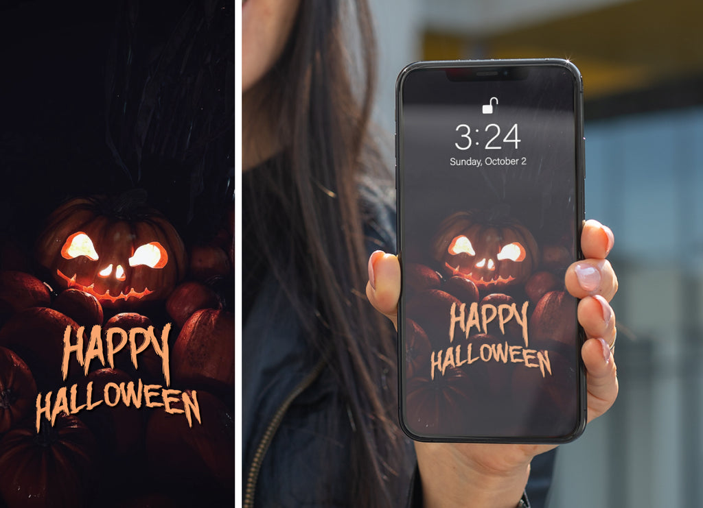 13 Free and Cute Halloween Wallpapers - Spooky Jack-O-Lantern