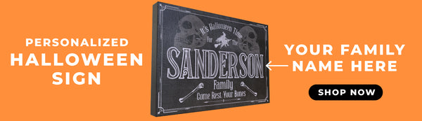 Personalized Halloween Sign