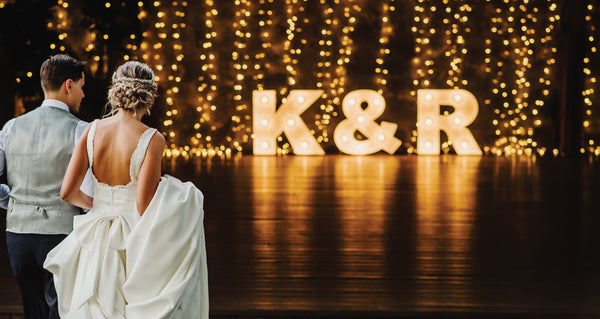 Wedding Decoration Ideas - Marquee Letters