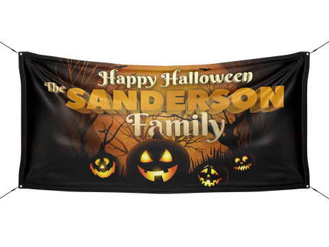Pumpkin Halloween Banner