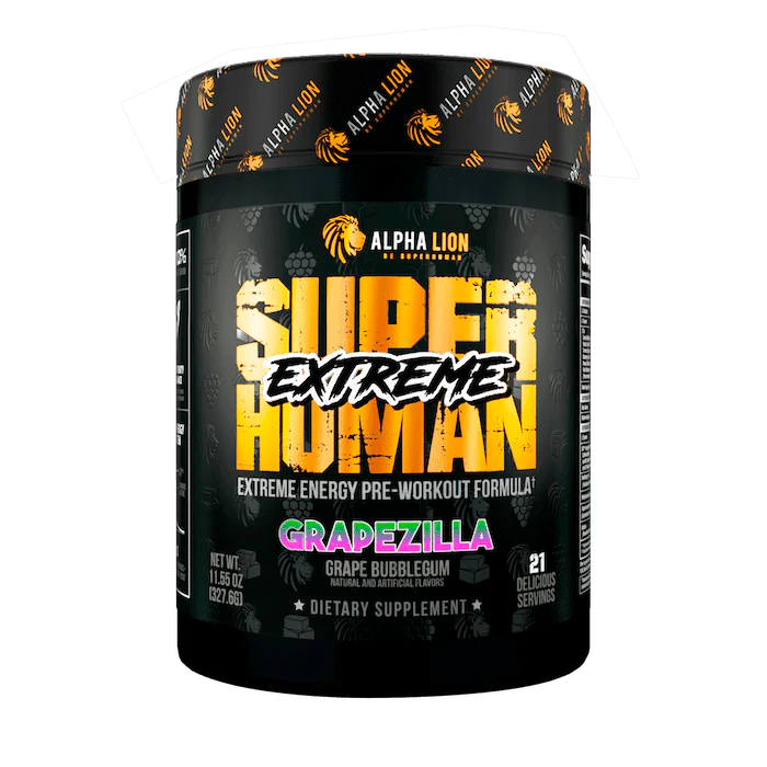 Alpha Lion Superhuman Sport Performance & Recovery Pre- Workout - Sour  Gummy Bear