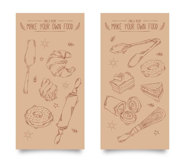 Free vector vintage banners of hand drawn bakery items.jpg__PID:5a0ff3a3-c33f-4eb1-a501-0ff6dbd0fd0e