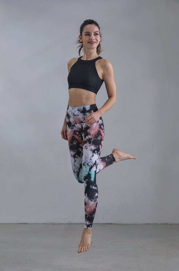 Onzie Graphic Ombre Python High-Rise Midi Leggings