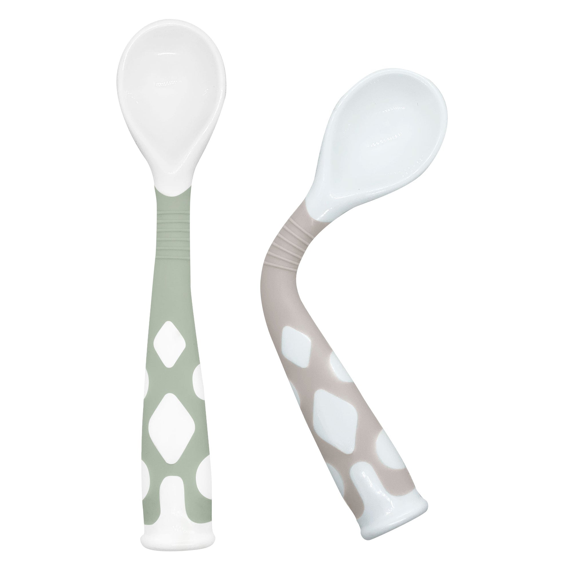 Kushies Silistages Spoons 3 Pack - Blue/Seafoam/Gray