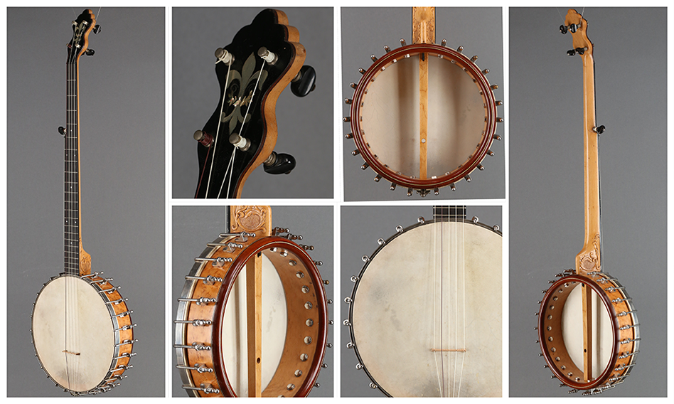 c.1900 A.A. Farland Concert Grand Banjo