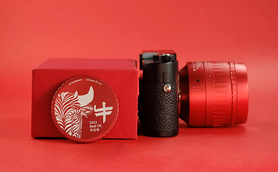 2021年新春記念・限定モデル】 銘匠光学 TTArtisan 50mm F0.95 赤 記念