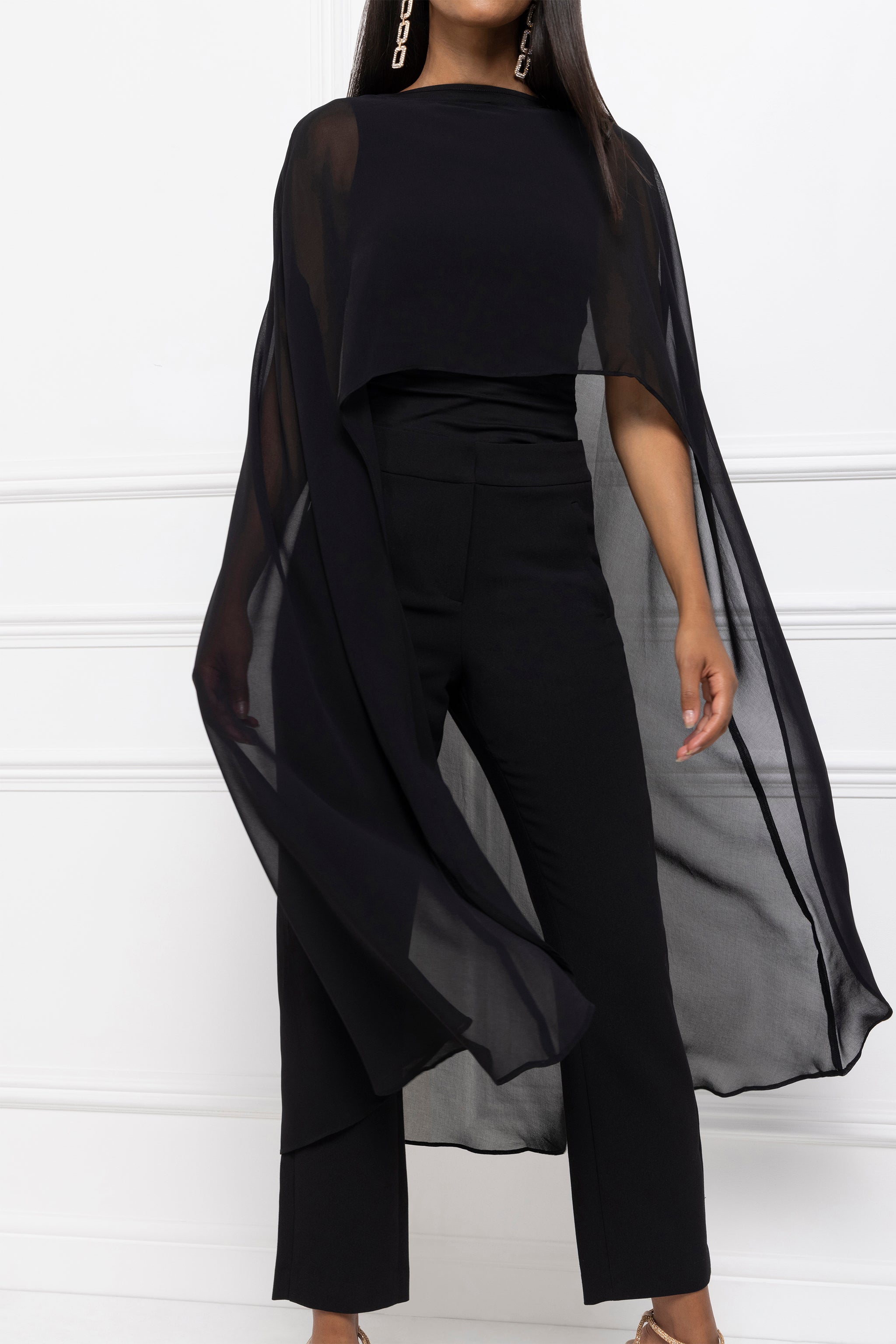 Chiffon Cape (Sky) | Aavelle