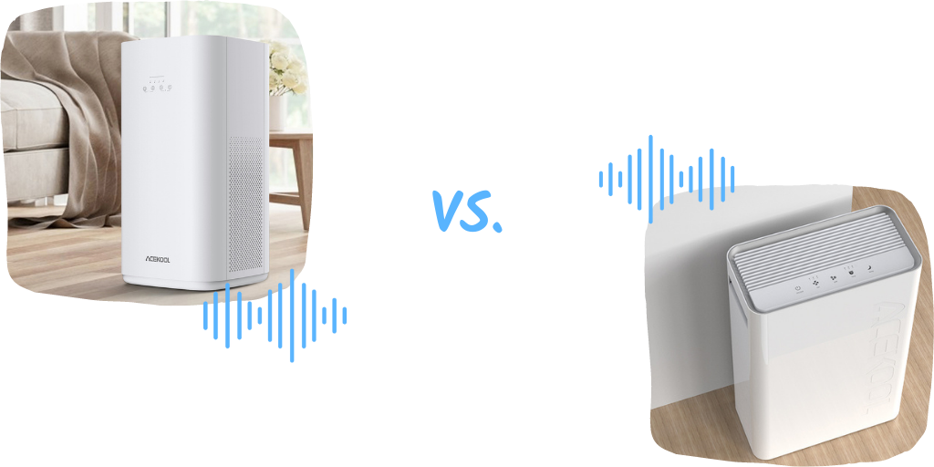 Testing Acekool’s Air Purifier Noise Levels at Lower & Higher Speeds