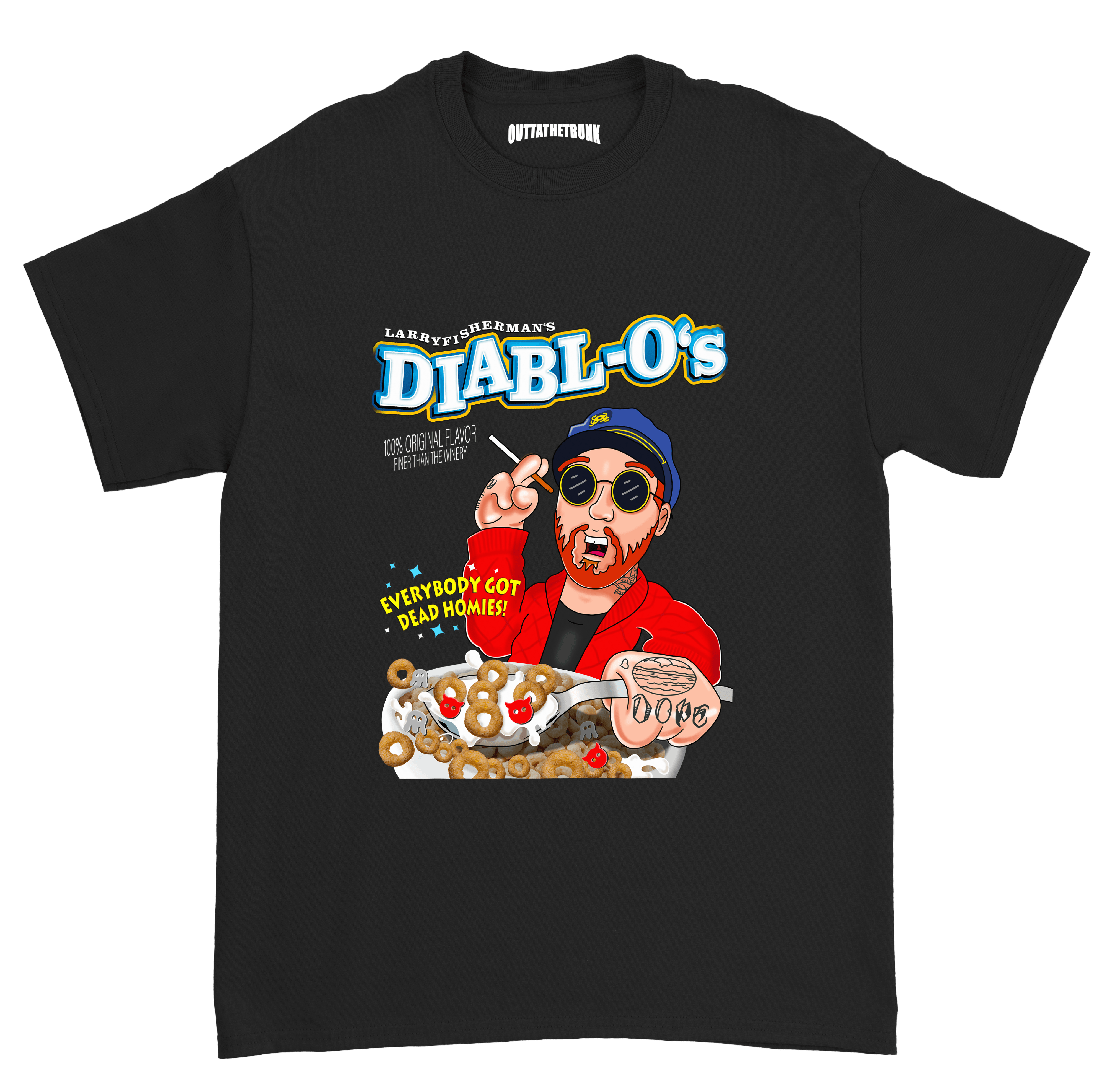 "Diabl-O's" Cereal Graphic Tee (Transparent) - STREETWEAR