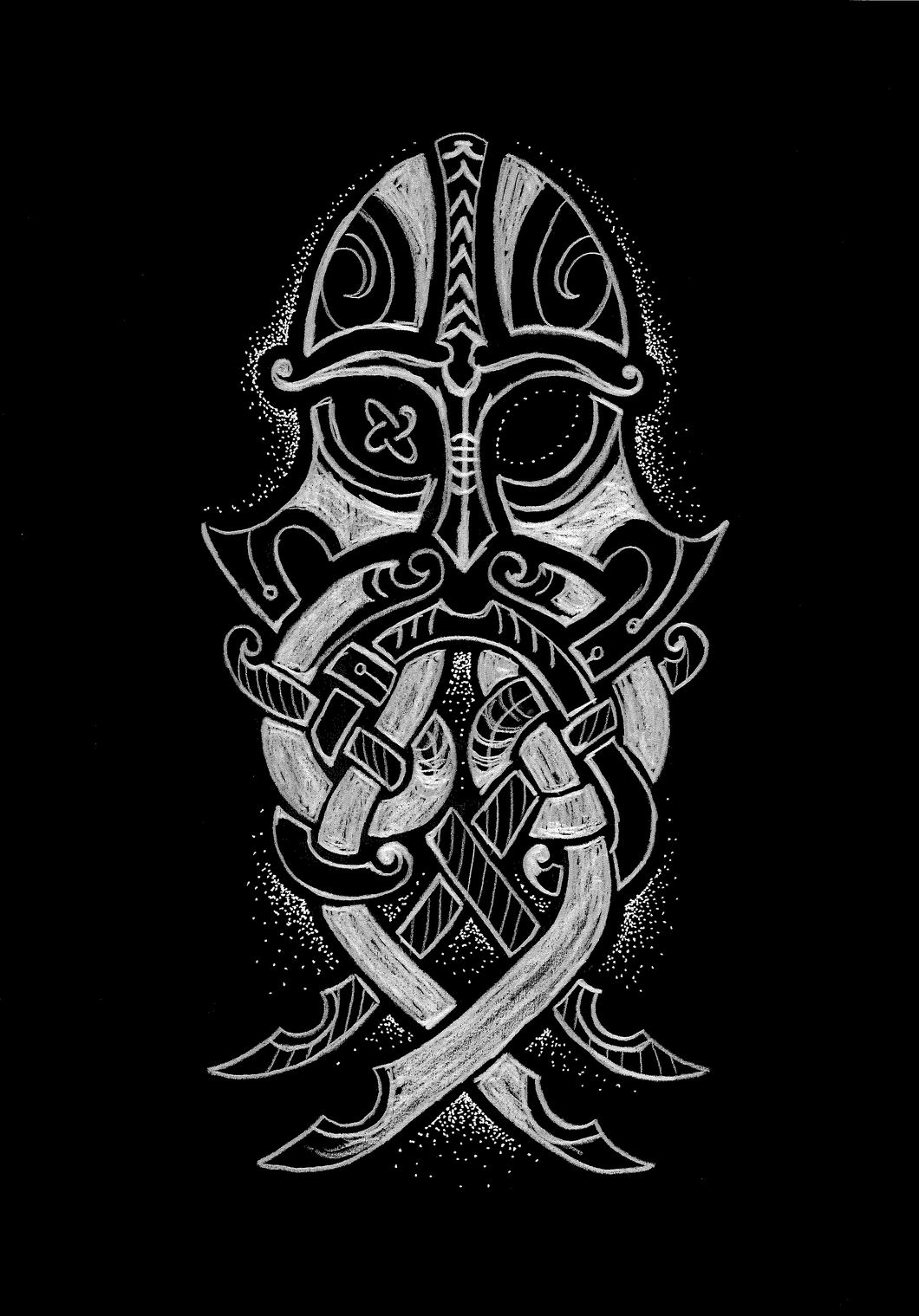 Odin Sticker – Hall of the Slain