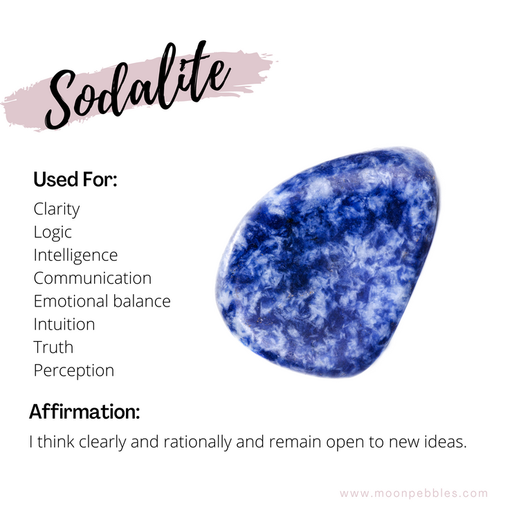 Healing Properties of Sodalite | Moon Pebbles