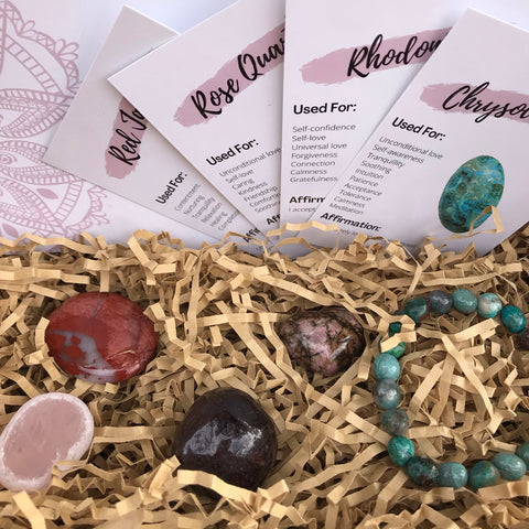 Crystal Subscription Box Australia | Moon Pebbles