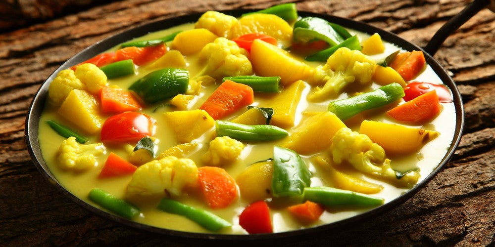 vegetable curry with coconut milk