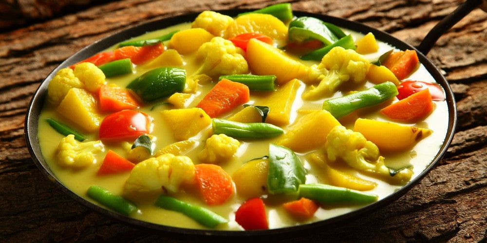 curry de légumes au lait de coco