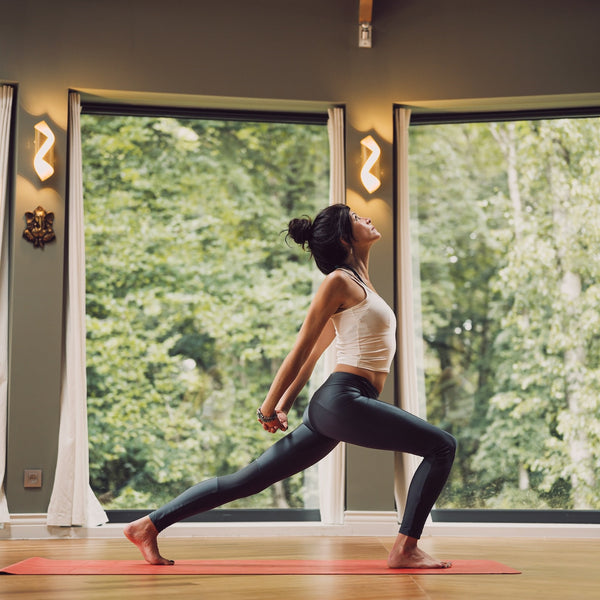 woman in warrior pose