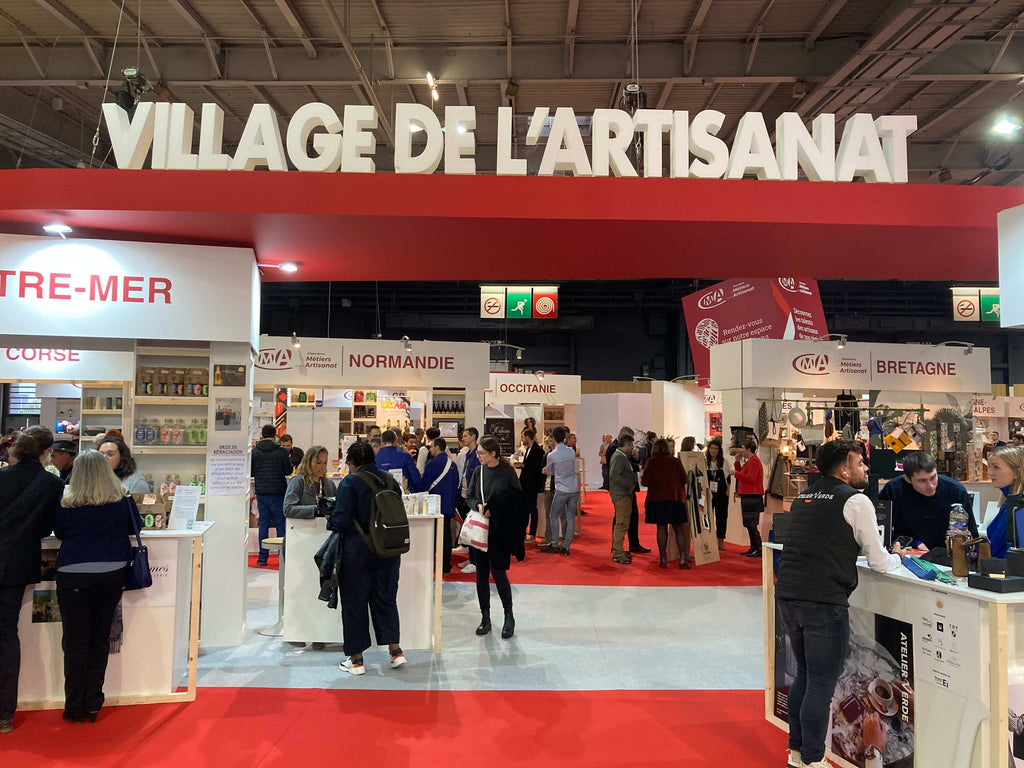 craft village at the made in france fair in paris