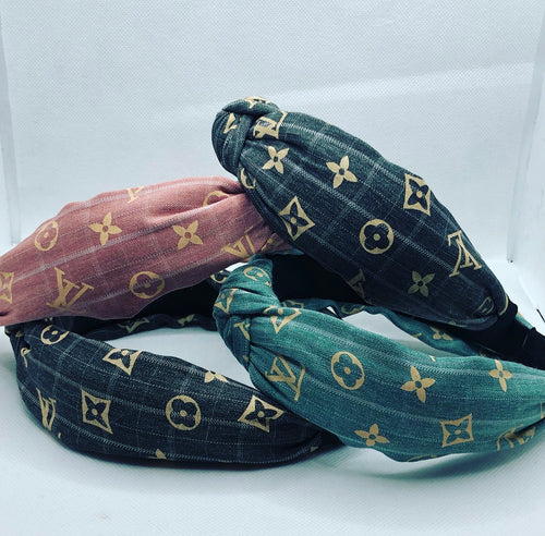 LV Headband – L.E.M. Couture