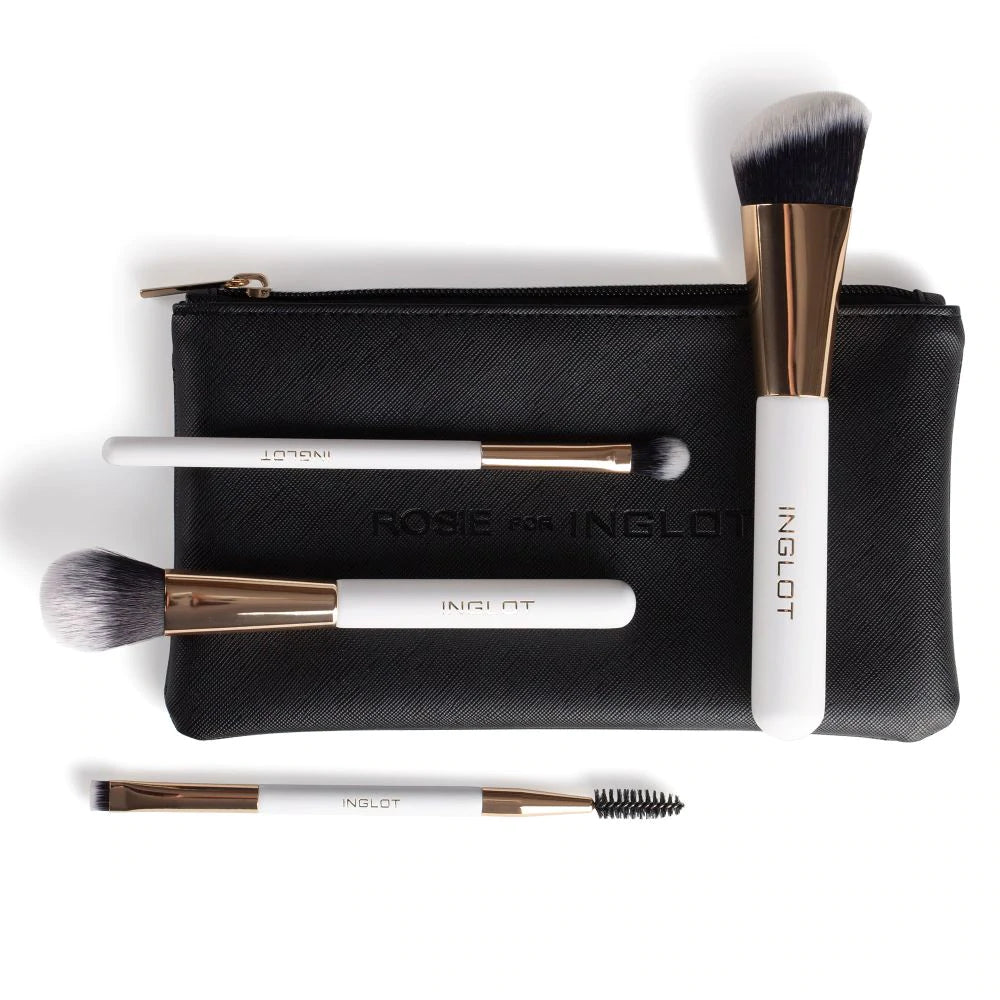 INGLOT Brush Set in Case Chocolate