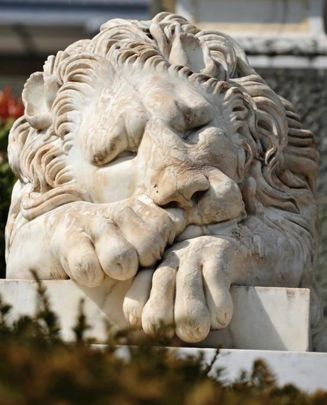 Sculpture Lion Gardien des Rêves