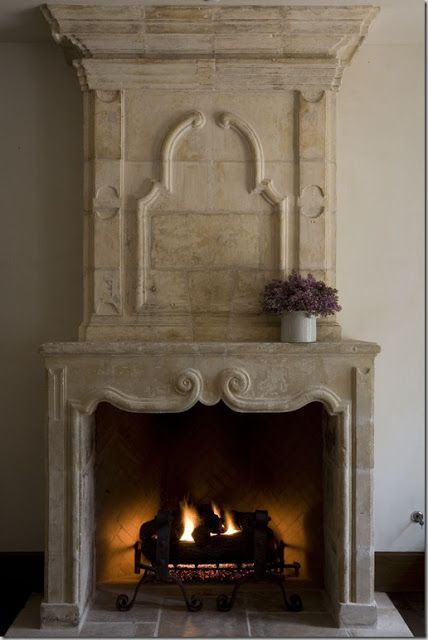 Limestone: Ideal for Electric or Gas Fireplaces