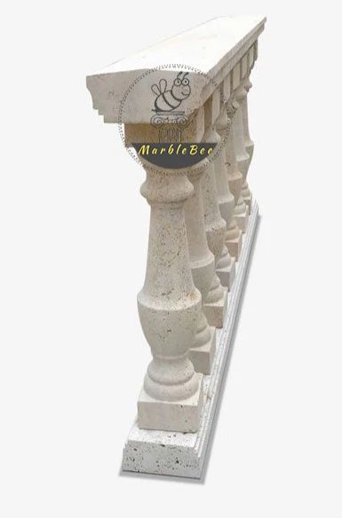 Limestone Balustrade-stone banister