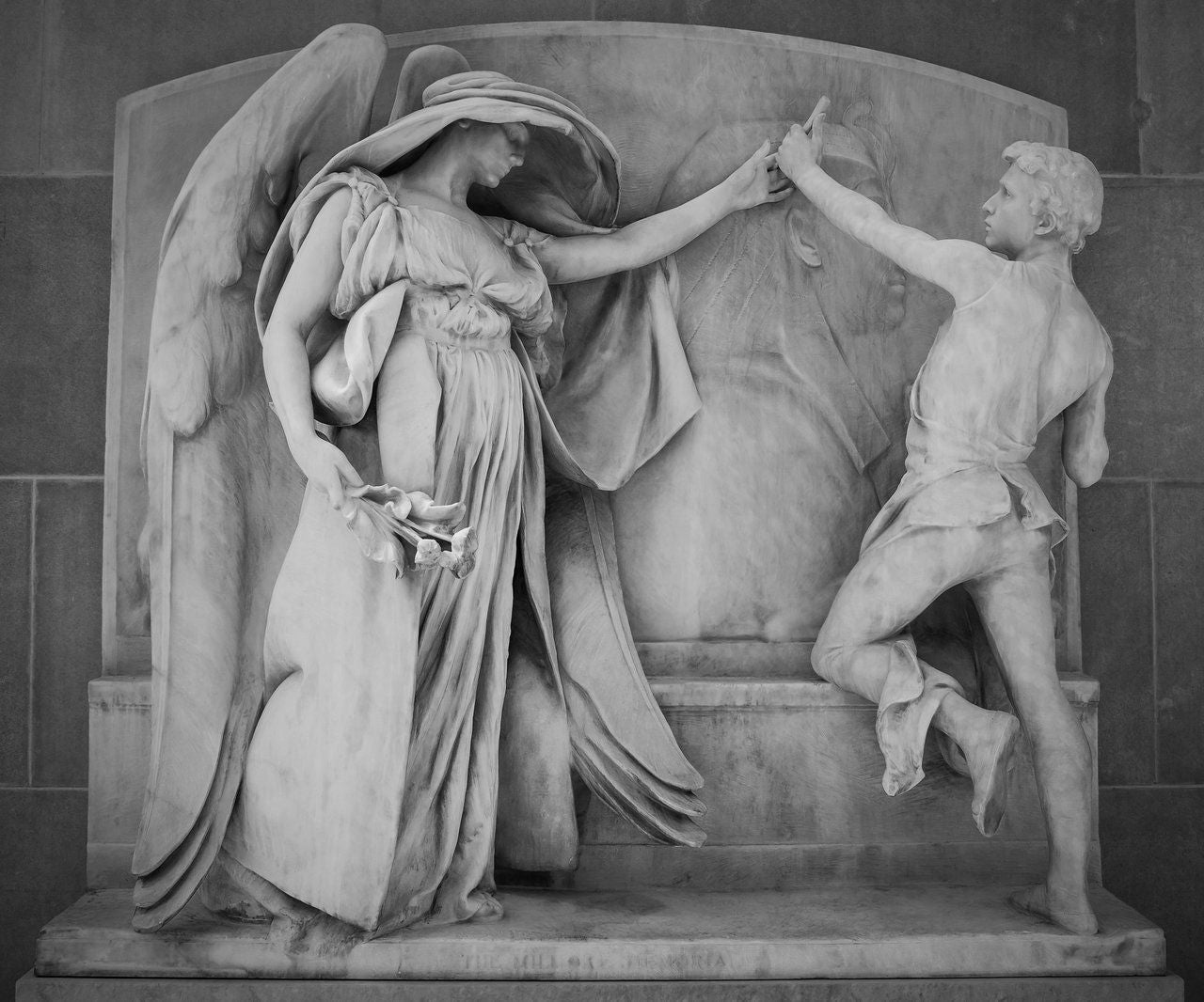 The Angel of Death and the Sculptor" by Daniel Chester French