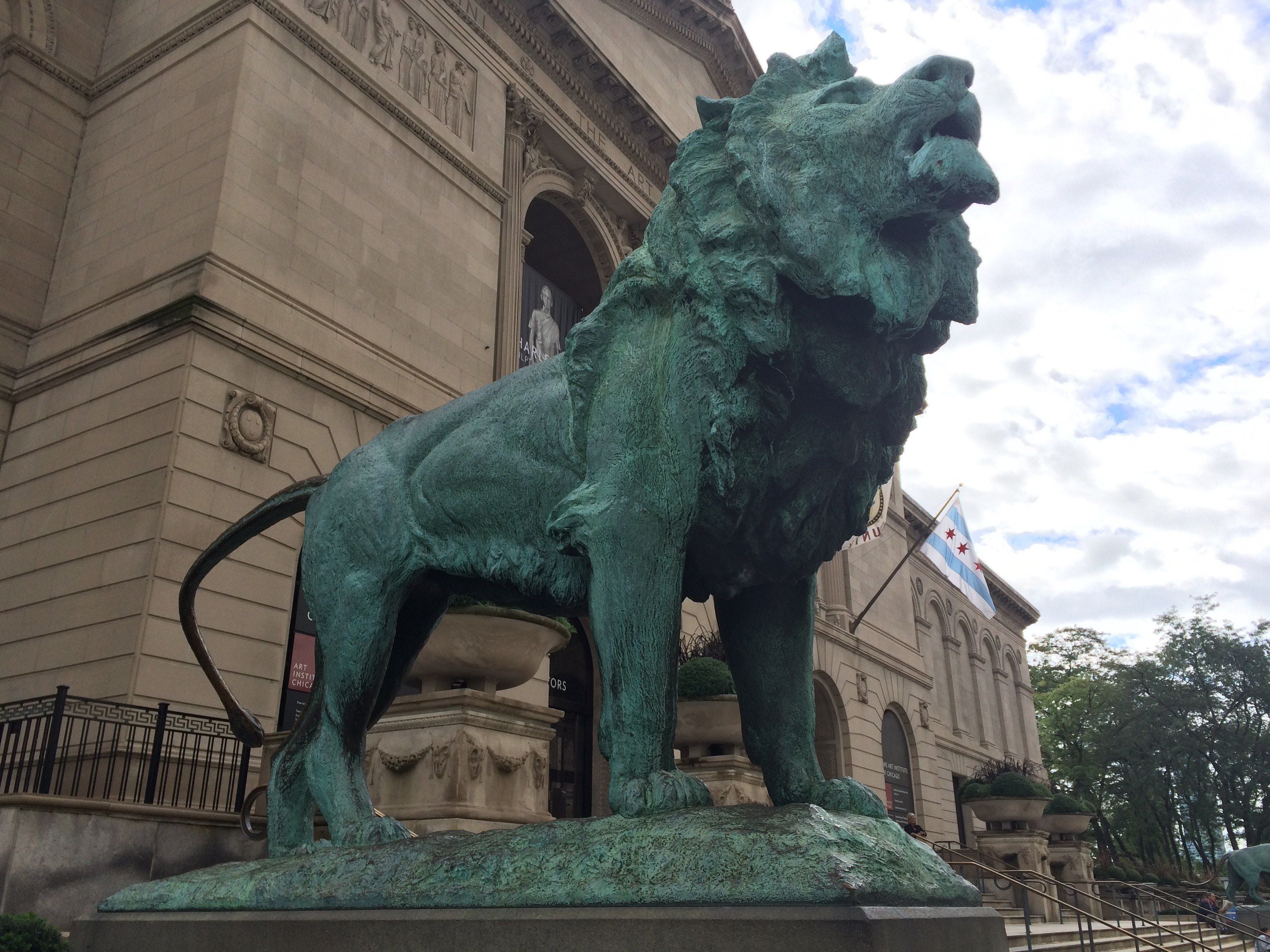 L'Art Institute Lions à Chicago, aux États-Unis