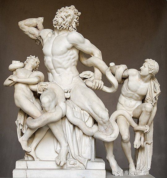The archetypal ancient Greek male form: Laocoön and his sons