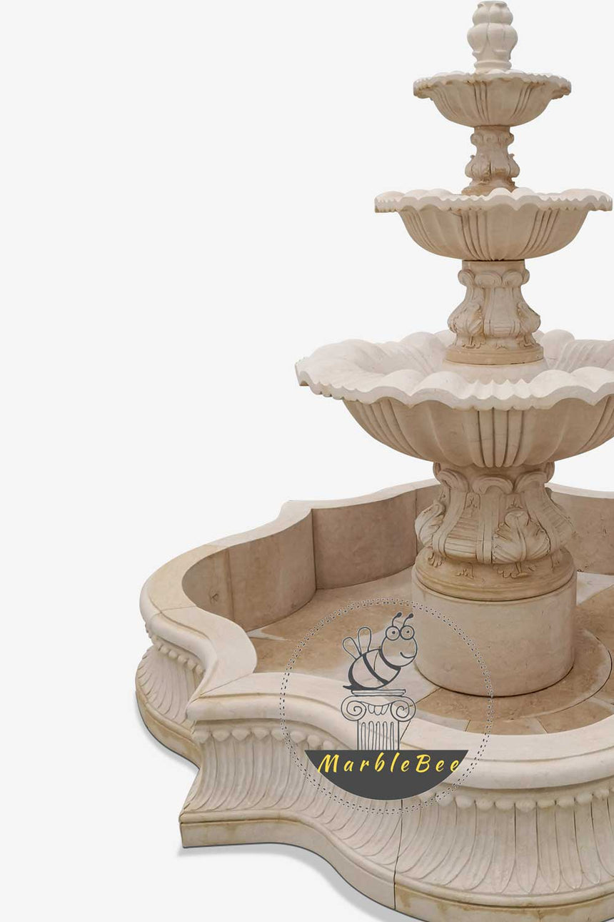 Travertine Stone Fountain