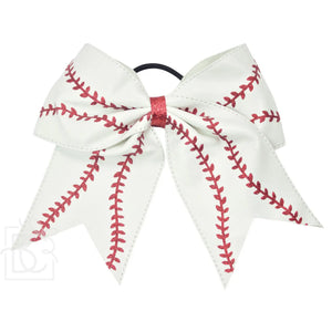 Baseball Pony Tail Bow - Ana Banana