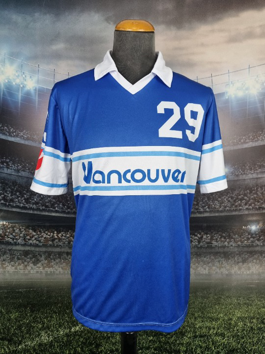 Vancouver Whitecaps 1980s Royal Away Retro Football Shirt - TOFFS
