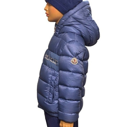 $850 Gucci Kids Lightweight Reversible Puffer Jacket Web Hooded 12-18 Month  NWT