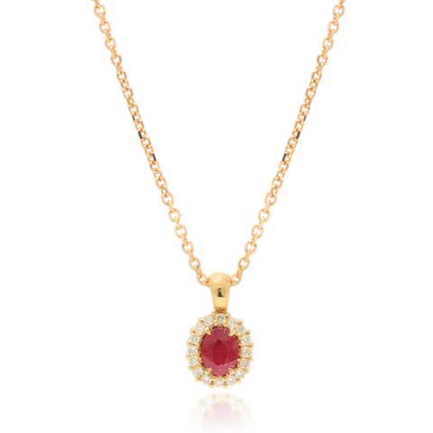 pamplona ruby ​​choker