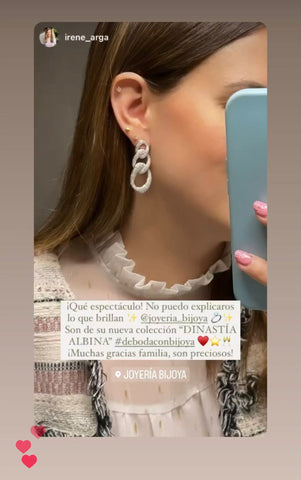 albino dynasty silver earrings