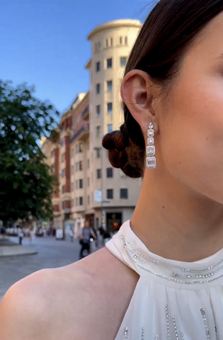 pamplona bridal earrings