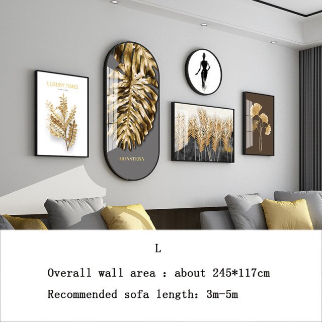 Home Living Room Decorative Painting Sofa Background Wall HD Painting -  crib360