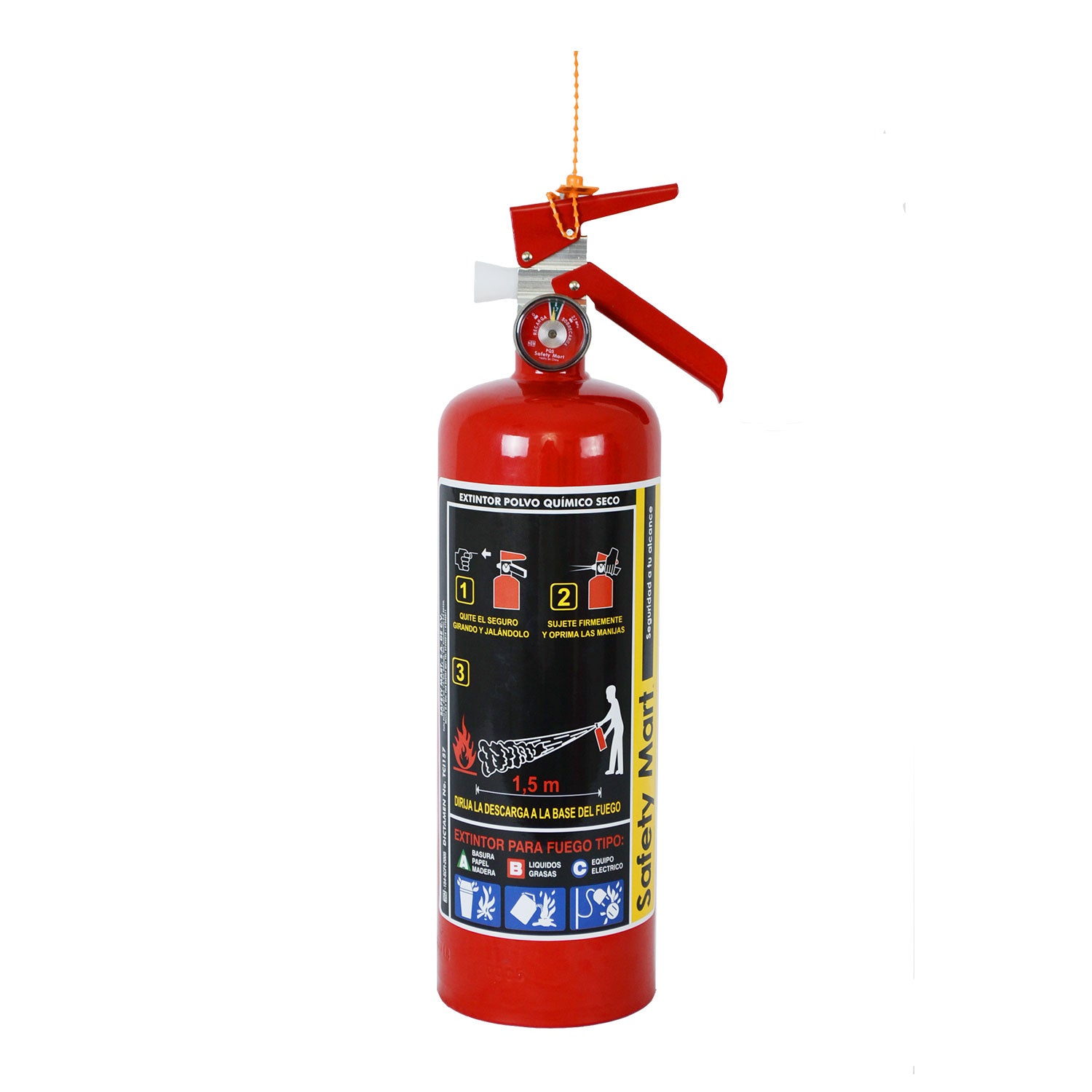 Abrasivo Amabilidad social Extintor de PQS de 2Kg Cargado Safety Mart – Safety Mart Mx