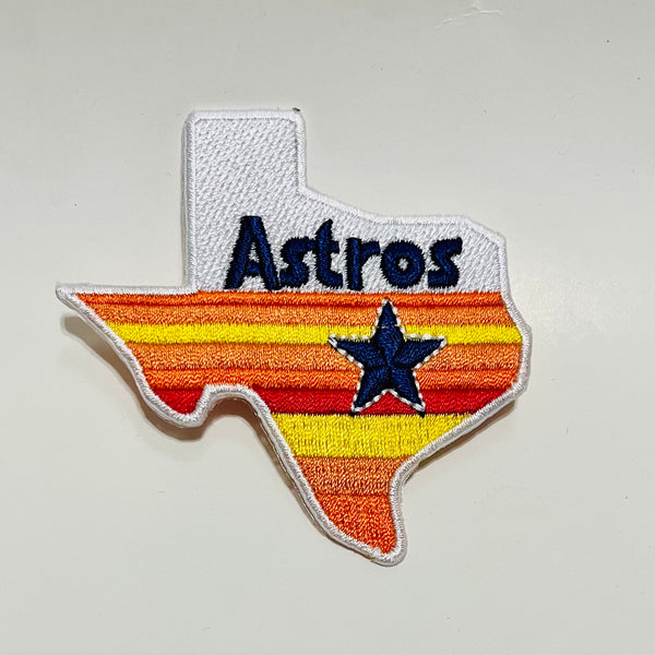 HOUSTON ASTROS MLB BASEBALL 3.25 STAR LOGO TEAM PATCH