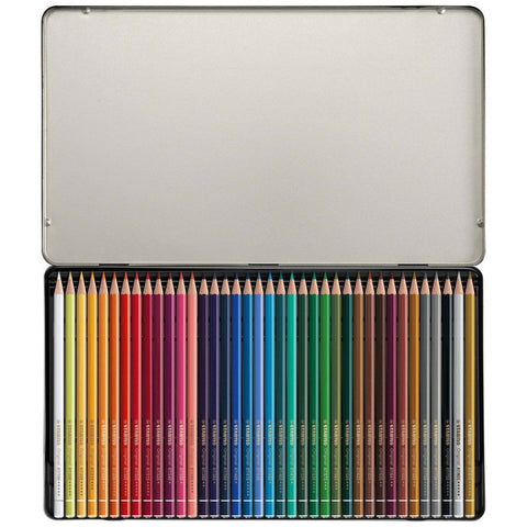 Creioane colorate Stabilo Original, 38 culori / set, cutie metalica