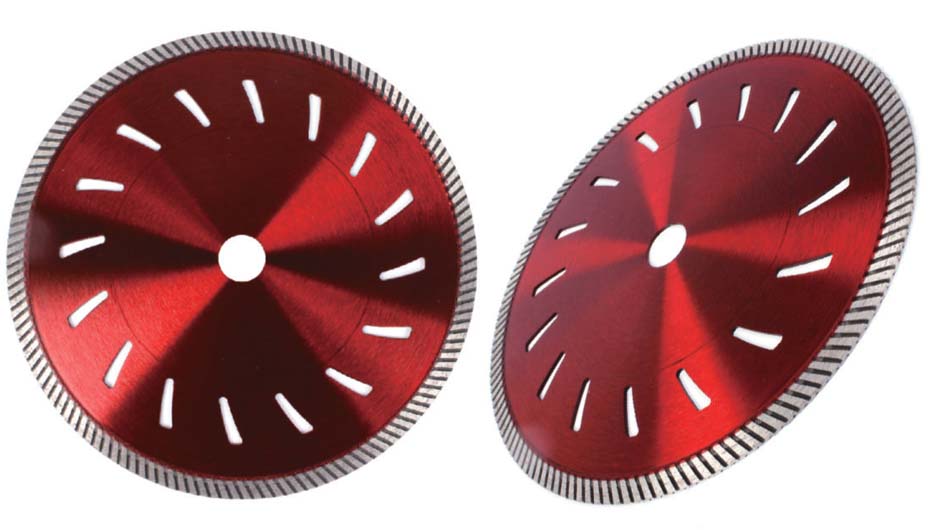 Spiral Hole Ripple Saw Blade——Features: Hot pressing