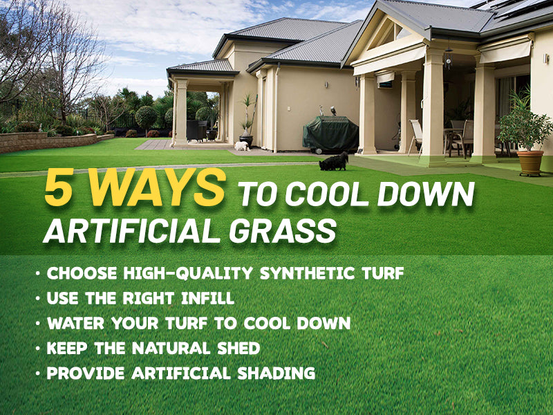 CCGrass, 5 ways to cool down artificial grass