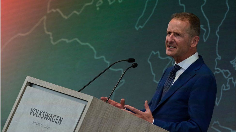 Herbert Deiss, the chief executive of Europe's biggest carmaker, Volkswagen