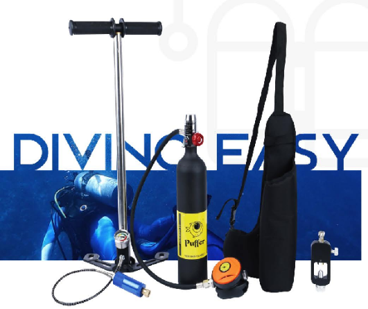 Tragbares Unterwasser-Atemschutzgerät