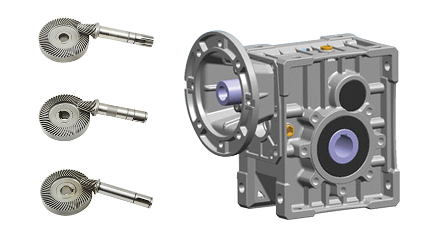 Quasi double curved surface KM reducer gear