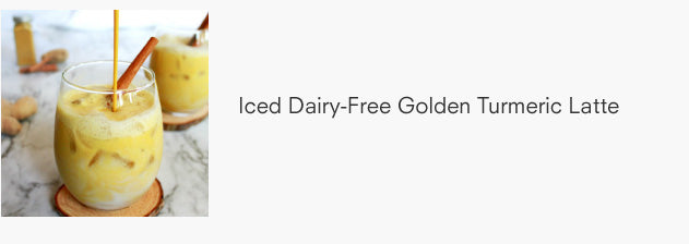 Iced Dairy-Free Golden Turmeric Latte