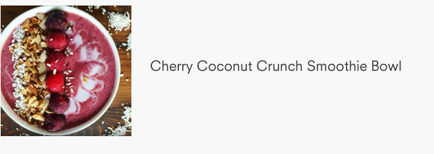 Cherry Coconut Crunch Smoothie Bowl