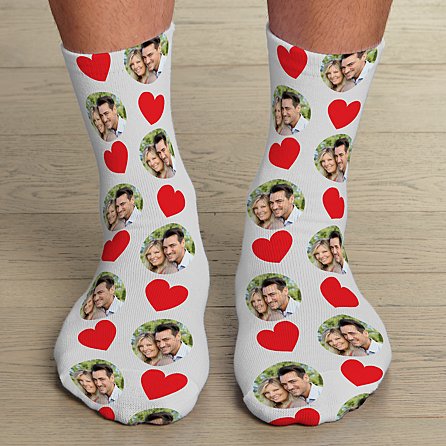 koper Intentie Overredend Valentijn sokken - Meest Originele Cadeau 2022 - Sokken met gezicht