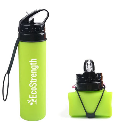 Motivational Water Bottle, + + Large Gradient Color Plastic Straw